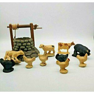 Vintage ARCOR USA Hard Rubber Animal LOT